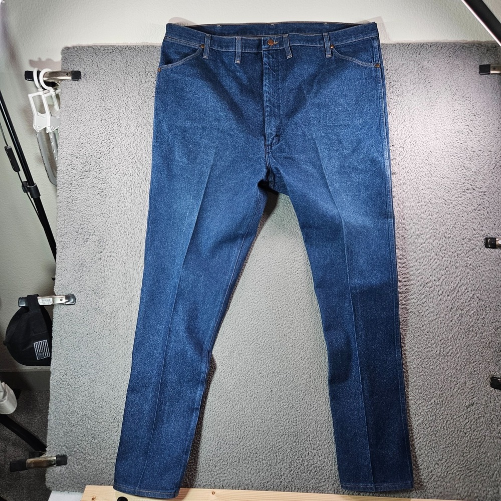 Vintage wrangler 13mwz Jeans Mens Cowboy Cut Made‎ in USA 46 x 36